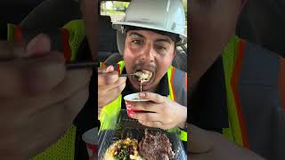 Eating a Ribeye Steak for lunch from Chili’s #steak #food #eating #mukbang #foodie #viral #fyp #fy