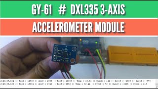 GY-61 DXL335 3-AXIS ACCELEROMETER MODULE