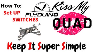 Setting Up Switches On KISS Flyduino - How To Arm & Disarm + More = Beginner