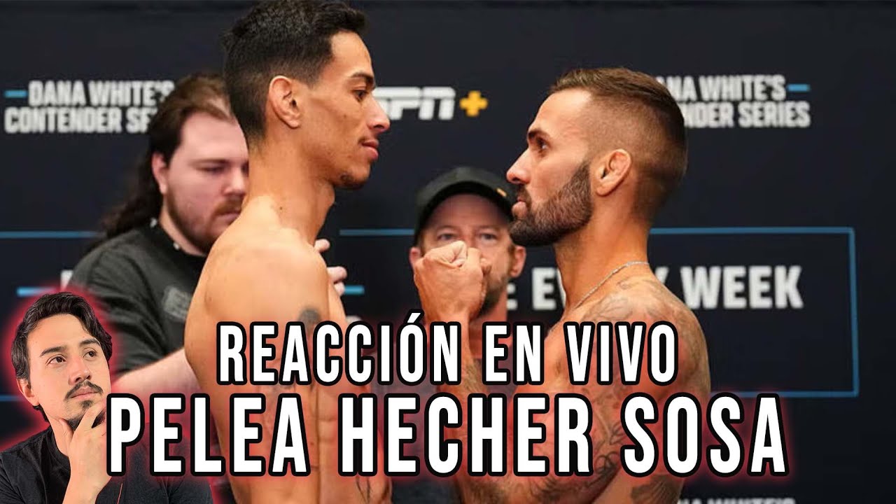 HECHER SOSA EN EL CONTENDER SERIES - REACCIÓN EN VIVO Y COMENTARIO