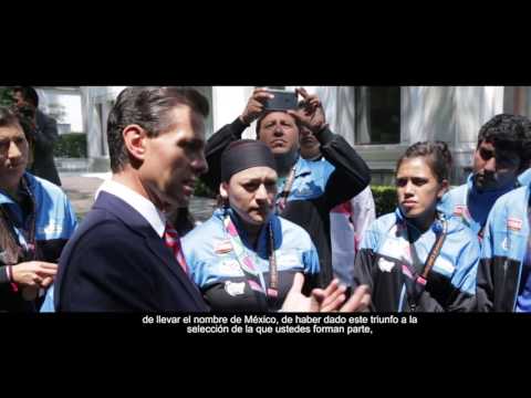 Encuentros con el Presidente Campeones Mundiales de Futbol de Calle
