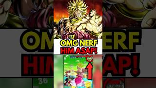 nerf This Guy Asap Lf Broly Unique Equipment dragon Ball Legends dblegends dbl