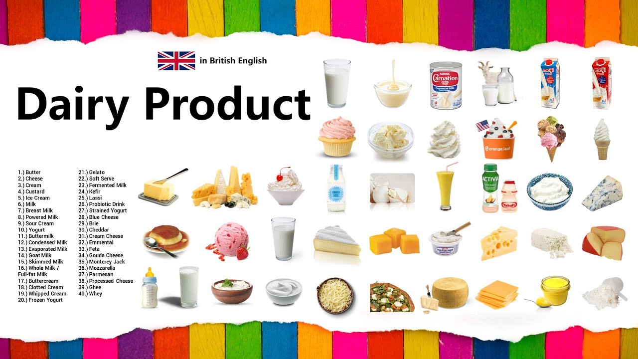 Dairy Product in British English YouTube