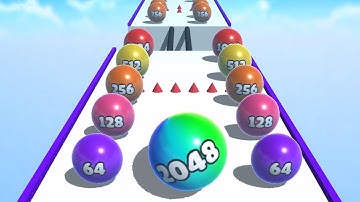 Ball Merge 2048 🟡🟢🔵 MAX LEVELS!! All Levels Gameplay Walkthrough Android, iOS BIG UPDATE!!!