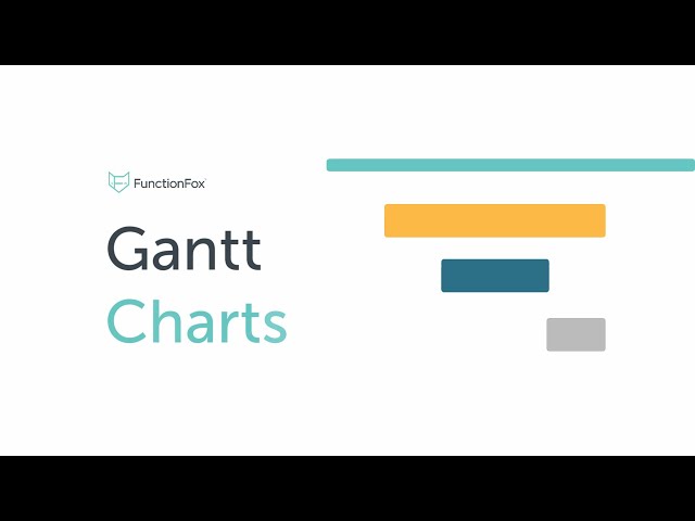 FunctionFox Timesheets and Project Management: Gantt Charts
