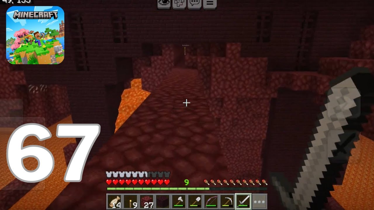 Exploring the Nether Fortress in Survival Minecraft - YouTube