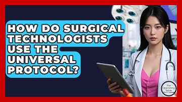 How Do Surgical Technologists Use The Universal Protocol? - The Operating Table