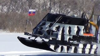 Аэросани Нерпа 550 скорость до 131км/ч. Аэролодка, аэробот.