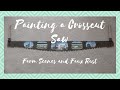 Painting a Farm Scene and Faux Rust on a Crosscut Saw - Time-lapse