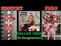 Christmas Swag out of Dollar Tree Christmas Trees | Christmas Signpost DIY | Dollar Tree DIY
