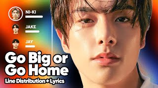 ENHYPEN - Go Big or Go Home (Line Distribution   Lyrics Karaoke) PATREON REQUESTED