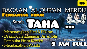 BACAAN ALQURAN YANG INDAH UNTUK TIDUR, STRES, MEDITASI 5 Jam Full SURAH TAHA - ISMAIL ANNURI