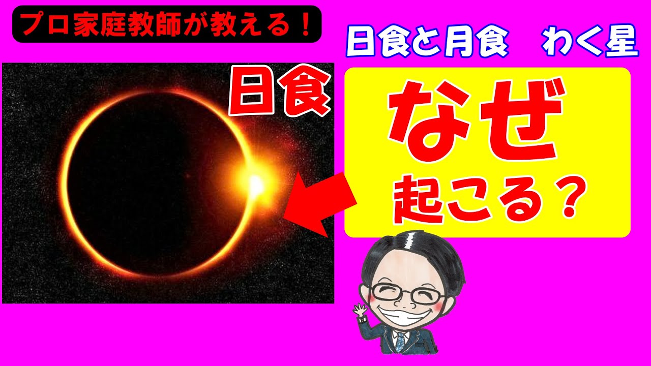 【中学受験理科】日食・月食・太陽系の惑星・金星と火星の見え方をたった２０分でマスターしよう！【基礎】