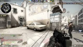 20171020 Dust 2 1-0: Chimp walking into my nade