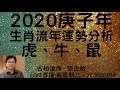 2020年歲次庚子年12生肖流年運勢分析 (四)  – 虎、牛、鼠