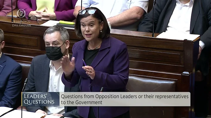 Deputy Mary Lou McDonald- speech from 29 Mar 2022
