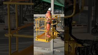 It reaches how far JCB A45E Access Platform