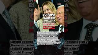 🌍 Europa acelera su independencia estratégica mientras crecen costos políticos para Trump