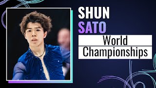 Shun SATO JPN Men Free Skating ISU World Championships Boston 2025