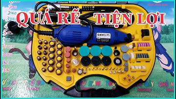 MỞ HỘP MÁY KHOAN MÀI KHẮC MINI ĐA NĂNG | GIÁ RẼ 211 CHI TIẾT | LAM TRI VLOGS