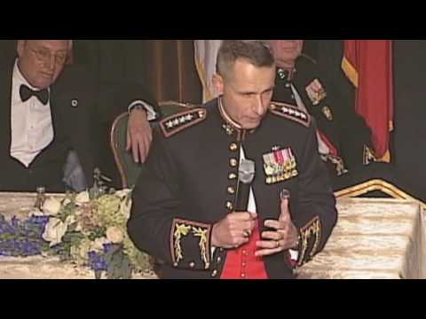 In this special archival footage, Gen. Peter Pace delivers remarkably moving extemporaneous speech upon receiving the Center's Keeper of the Flame Award in 2004. General Pace was a general in the United States Marine Corps who served as Chairman of the Joint Chiefs of Staff. For more information, see: www.centerforsecuritypolicy.org