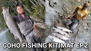 Limiting out on COHO salmon from the Kitimat River before 8:30 A.M.!