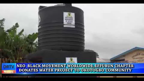 NBM of Africa uplift lives in Okotogbo Community. - Commissions Bore Hole Water Project.