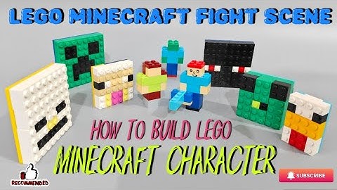 How To Build Lego Minecraft Characters | Minecraft Game | Building Blocks Instructions| Diy #lego