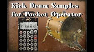 Kick Drum Samples (for the Pocket Operator 33 K.O.) by Derby macht Sachen 717 views 1 year ago 2 minutes, 5 seconds