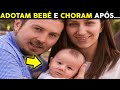 Casal ADOTA BEBÊ e RECEBEM ALGO de sua MÃE BIOLÓGICA que os fizeram CHORAR!