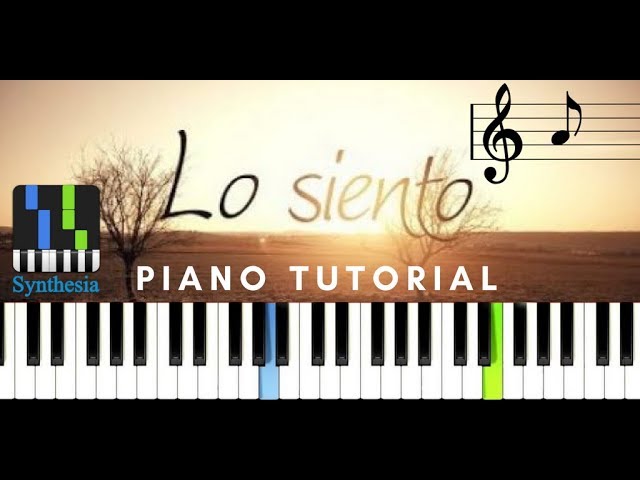 💝Beret-Lo siento|Cover|Melodía y acompañamientos. Chords - Chordify
