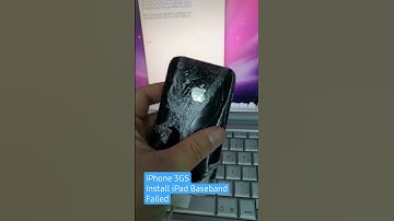 iPhone 3GS failed install iPad baseband