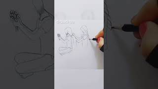 best friends drawing | drawdraw |#drawing #howtodraw #draw #art#artist