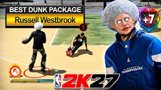 ONLY 7 CAP BREAKERS MADE MY DAY 1 PLAYGLASS BUILD INSANE ON NBA2K27!