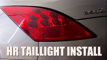 How To Install OEM HR Taillight and JDM Connector For 350z
