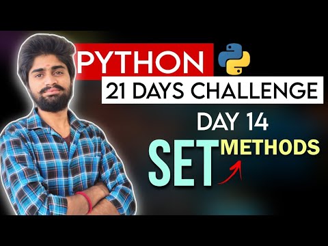 Python Set methods | Day 14 | Python free course in telugu ...
