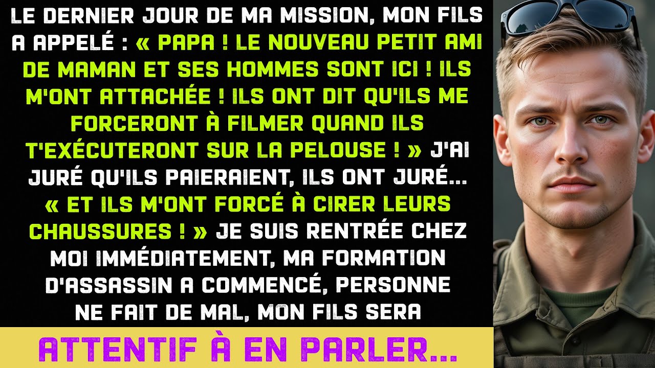Appel désespéré de mon fils: «Papa! Le copain de maman m'a attaché!»—Ses mots codés ont tout révélé.