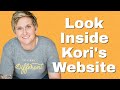Look inside koris wordpress website