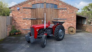 How do you tell a Massey Ferguson 3 cylinder 35 to a Massey Ferguson 35x Vintage tractor