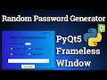 Python GUI - Random Password Generator