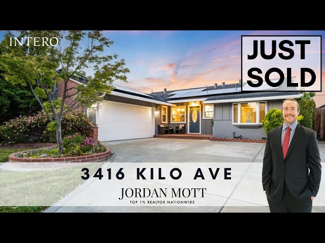 Just Sold in San Jose | 3416 Kilo Ave, San Jose, CA 95124 | Jordan Mott