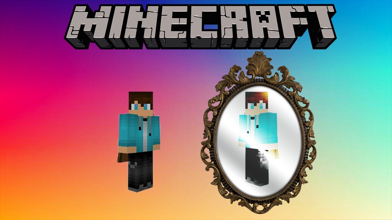 How to make a WORKING MIRROR in Minecraft !! - YouTube