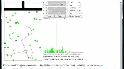 Gas Law Simulation Screencast