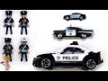 Learn Sizes Colors & Numbers w/Playmobil Police Cars Vehicles Toys for Kids