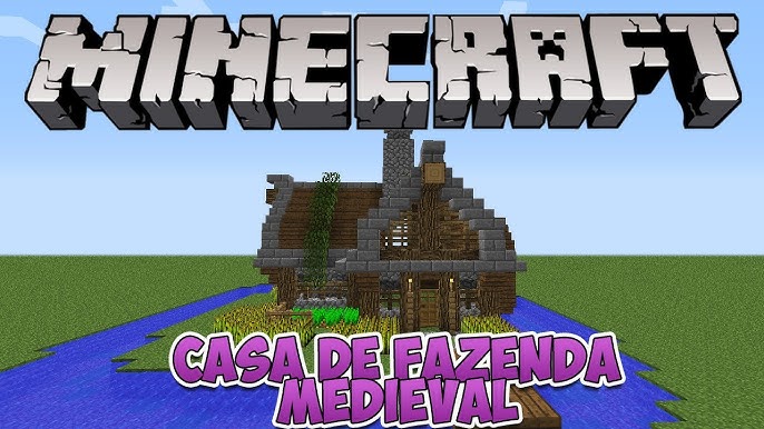 Minecraft PE: Construindo primeira casa sobrevivência #3 (Casa Medieval)🪓🧱