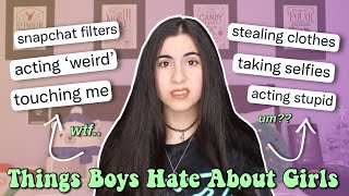 17 'Cute' Things Girls Do that Boys Actually HATE (let's make the boys mad) | Just Sharon