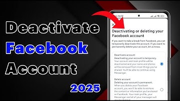 How To Deactivate Facebook Account 2025 || Step-by-Step: Deactivate Your Facebook Account in 2025