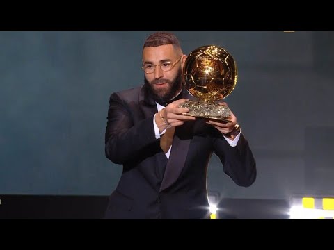 Karim Benzema Wins The Ballon D Or 2022 