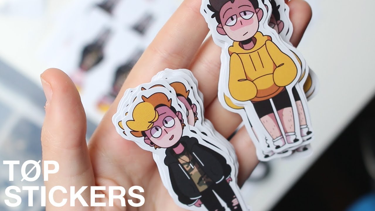 making tøp stickers