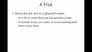 Maze Problem   Solution